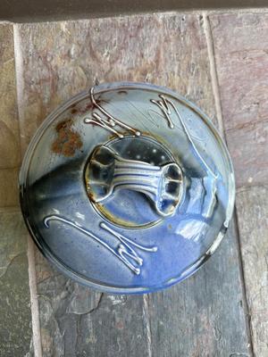 Handmade bakeware pottery signed