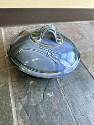 Handmade bakeware pottery signed