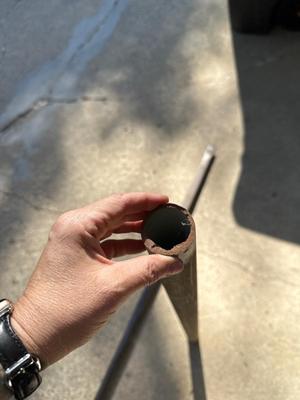 Iron and lead poles