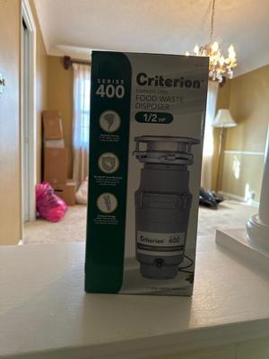 New Still in box, waste disposer