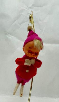 Christmas Ornament Sleeping Elf
