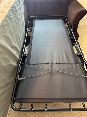 Loveseat Sleeper with Twin Size Bed