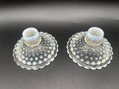 Vintage Moonstone Opalescent Hobnail Lot 1