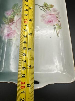 Bavaria Germany Hand-Painted Tray/Trinket Dish