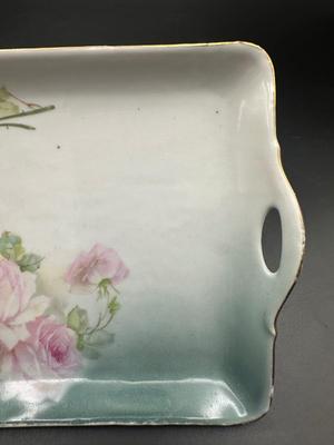 Bavaria Germany Hand-Painted Tray/Trinket Dish