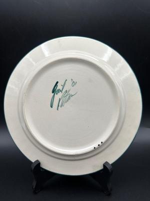 Signed GAIL PITTMAN Plate, 2001