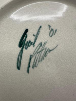 Signed GAIL PITTMAN Plate, 2001