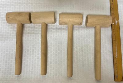 Wooden Mallet Lot