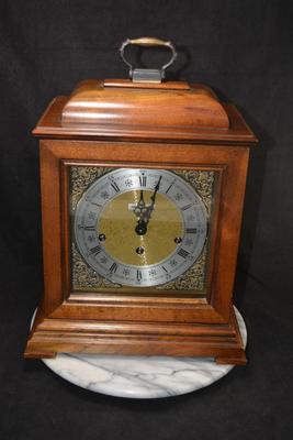 Howard Miller Triple Chime Key-Wind Mantle Clock, Model 612 429 15” Tall