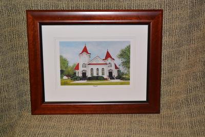 Framed & Matted ‘Pisgah” Print by Anita Apple 20”x16”