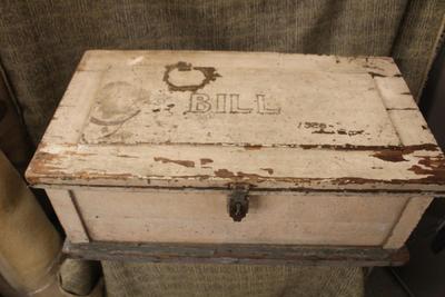 Almost Antique Homemade Trunk ‘Bill 1928’ 29”x16”x11”