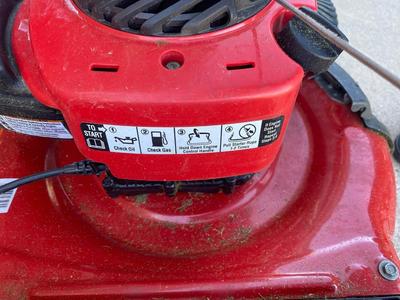LIKE NEW 21” TROY-BILT LAWNMOWER