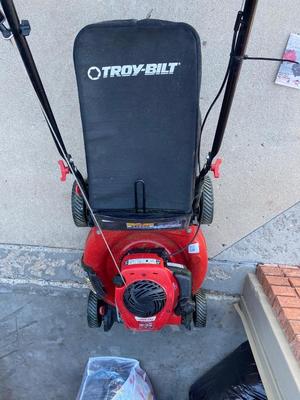 LIKE NEW 21” TROY-BILT LAWNMOWER