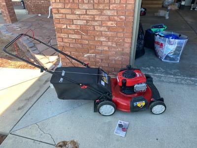 LIKE NEW 21” TROY-BILT LAWNMOWER