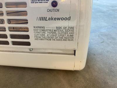 2 ELECTRIC HEATERS. THE PRESTO HEAT DISH AND A LAKEWOOD SPACE HEATER