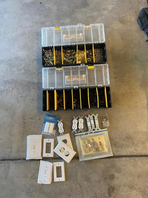 NICE ASSORTMENT OF FASTENERS IN ORGANIZATIONAL BOXES