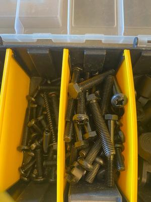NICE ASSORTMENT OF FASTENERS IN ORGANIZATIONAL BOXES