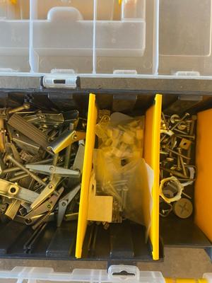 NICE ASSORTMENT OF FASTENERS IN ORGANIZATIONAL BOXES