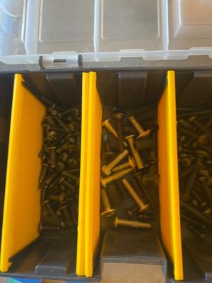 NICE ASSORTMENT OF FASTENERS IN ORGANIZATIONAL BOXES