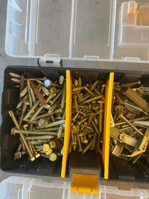 NICE ASSORTMENT OF FASTENERS IN ORGANIZATIONAL BOXES