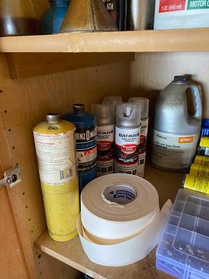 CLEAR SPRAY PAINT, CONSTRUCTION ADHESIVES, HARDWARE, WEDGES & MORE!