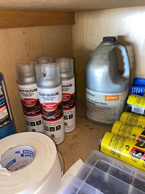 CLEAR SPRAY PAINT, CONSTRUCTION ADHESIVES, HARDWARE, WEDGES & MORE!