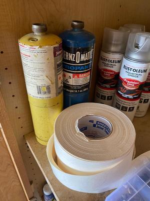 CLEAR SPRAY PAINT, CONSTRUCTION ADHESIVES, HARDWARE, WEDGES & MORE!