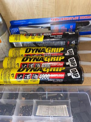 CLEAR SPRAY PAINT, CONSTRUCTION ADHESIVES, HARDWARE, WEDGES & MORE!