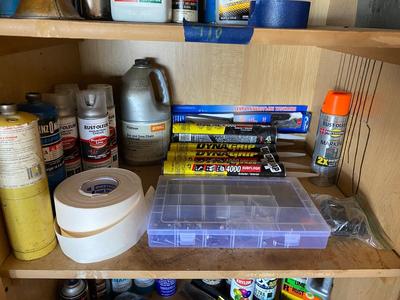 CLEAR SPRAY PAINT, CONSTRUCTION ADHESIVES, HARDWARE, WEDGES & MORE!