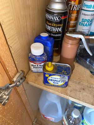 DIFFERENT AEROSOLS AND OTHER HOUSEHOLD ITEMS