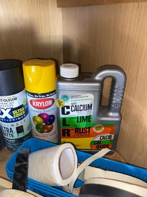 DIFFERENT AEROSOLS AND OTHER HOUSEHOLD ITEMS