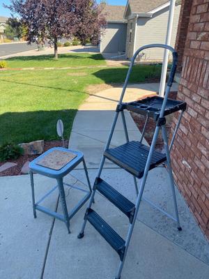 COSCO STEP LADDER, STOOL, PVC PIPE AND MORE!