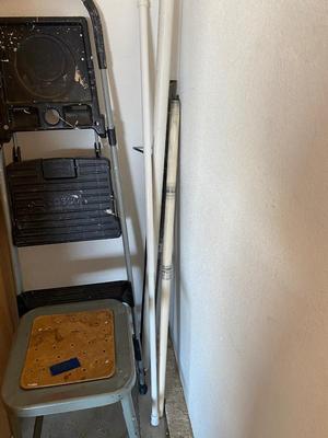 COSCO STEP LADDER, STOOL, PVC PIPE AND MORE!