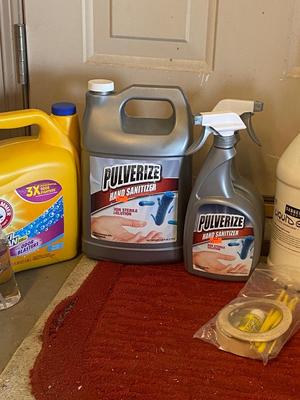 NEW SPAY BOTTLES, SIMPLE GREEN, PARSHAL LAUNDRY AND DISH DETERGENT & A BIT MORE!