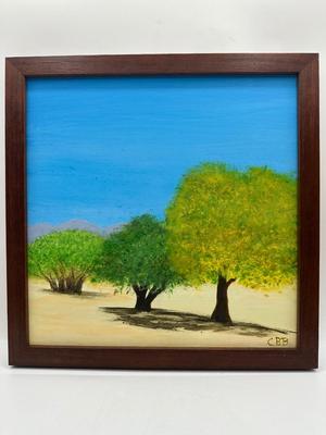 Original “Palo Verde Trees” by Carol B. Burch