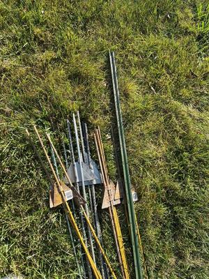 Metal posts for yard