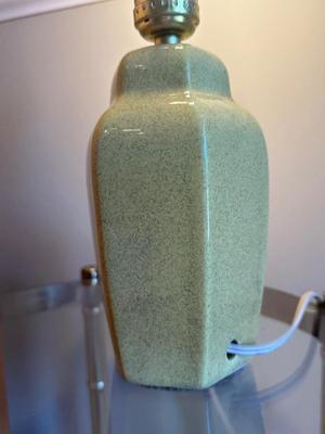 Mid Century Hand-Painted Small Lamp