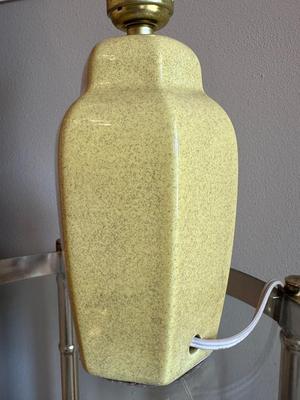 Mid Century Hand-Painted Small Lamp