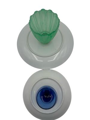 Jamestown China Christmas Plates on Pedestals