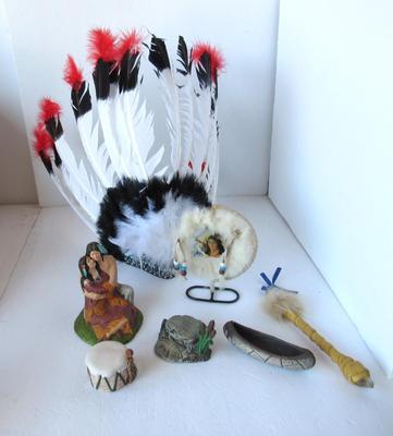 Lot of Native American Style Decor