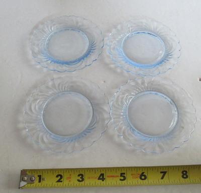 Older Mosser Glass Lindsey Pattern Child's Plates