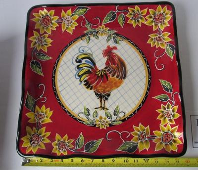 Large Rooster Platter/Tray, Julie Ueland