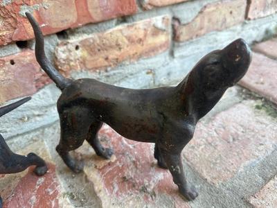 Two Dog Figure Statues (2)