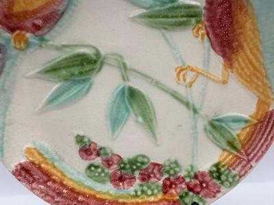 MAJOLICA Plate of Birds
