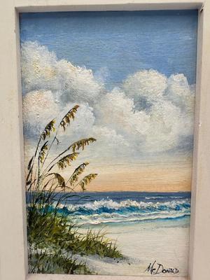 Framed Original Oil Painting by Marianne McDonald