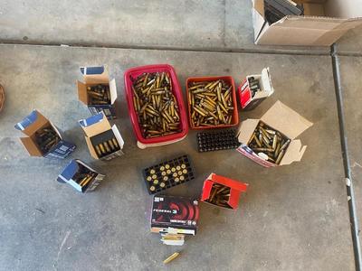 BIG BOX OF BRASS SHELLS FOR RELOADS