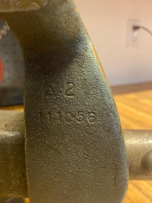 VISE, SAW BLADES, LICENSE PLATE ACCESSORY AND PEG BOARD