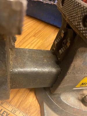 VISE, SAW BLADES, LICENSE PLATE ACCESSORY AND PEG BOARD