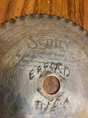 VISE, SAW BLADES, LICENSE PLATE ACCESSORY AND PEG BOARD