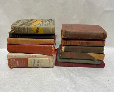 Lot of 12 Antique and Vintage Books